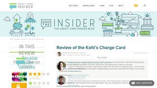 2019 Review: Kohl's Charge Card - A Department Store Card for You?
