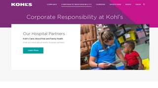 Corporate Responsibility - Kohl's Corporation