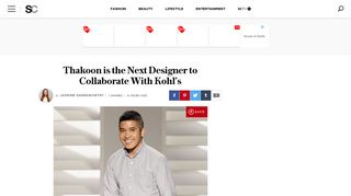 Kohl's Is Collaboration With Thakoon For DesigNation Collection ...