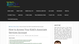 ViewMyPay.Kohls.com | Kohl's Associate Services Login - BillQA