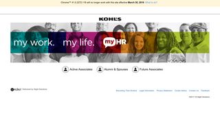 Employee Selection Page - Kohl's - Alight