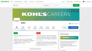 Kohl's - Don't expect great things if you are an employee | Glassdoor