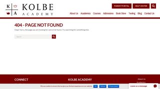 Kolbe Academy :: Logging In to MyKolbe.org