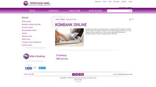 Kombank Online | Komercijalna banka ad Banja Luka
