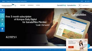 Free 3 month subscription of Kompas Daily Digital for GarudaMiles ...