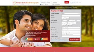 Kongu Vellalar Matrimony - The No. 1 Matrimony Site for ...