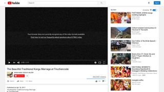The Beautiful Traditional Kongu Marriage at Tiruchencode - YouTube