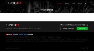 Webtrader – KontoFX