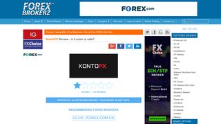 KontoFX review - Is kontofx.com scam or good forex broker?