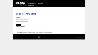 KOODO PORTAL HOME: Koodo Portal