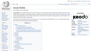 Koodo Mobile - Wikipedia