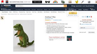 Amazon.com: KooKeys T-Rex: Toys & Games