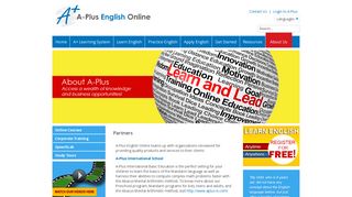 A-Plus English Online - Our Partners