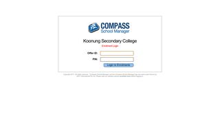 Koonung Secondary College Enrolment Login - Compass