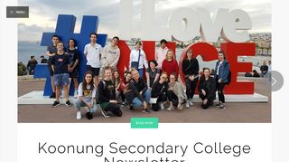 Koonung Secondary College Newsletter - Issue Fifteen - iNewsletter