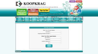 Already A Member but have no login details? - Koopkrag