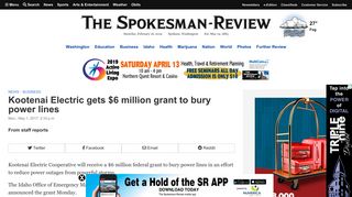 Kootenai Electric gets $6 million grant to bury power lines | The ...