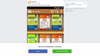 Login to your Kopykitab App and go to My Library - Facebook