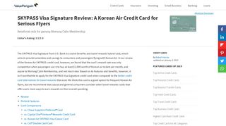 SKYPASS Visa Signature Review: A Korean Air Credit Card for ...