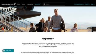 Airpoints™ | Air New Zealand