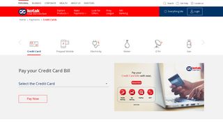 Other Bank Credit Card Payments - Kotak Mahindra Bank