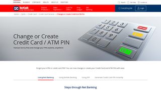 Credit Card - Credit Card Services, Change or ... - Kotak Mahindra Bank