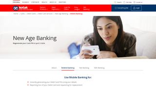 New Age Mobile Banking services online by Kotak Bank