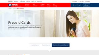 Prepaid Card - Apply for Prepaid Card Online - Kotak Mahindra Bank