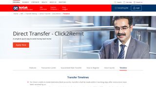 Click2Remit - Remittance Services by Kotak Bank