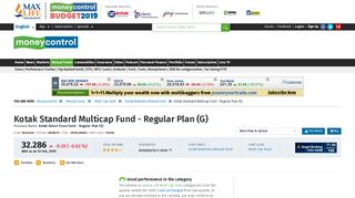 Kotak Standard Multicap Fund - Regular Plan (G) [32.190] | Kotak ...