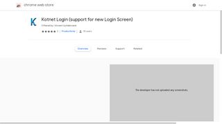 Kotnet Login (support for new Login Screen) - Google Chrome