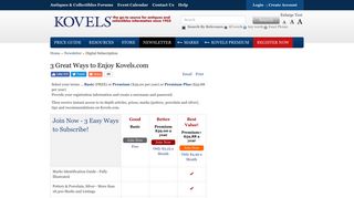 3 Great Ways to Enjoy Kovels.com | Online | Offers