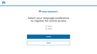 Language preference - Kaiser Permanente