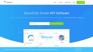 SimpleKPI: KPI Software for creating Dashboard and Reports