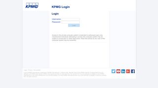 KPMG Login Page | KPMG