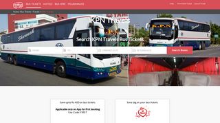 KPN Travels - Book KPN Travels Bus Tickets Online - redBus.in