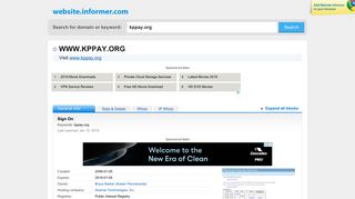 kppay.org at Website Informer. Sign On. Visit Kppay.