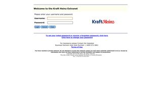 Kraft Heinz Extranet