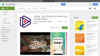 Kraftly - Buy, Sell & Find Items from Unique Shops - Apps on Google ...