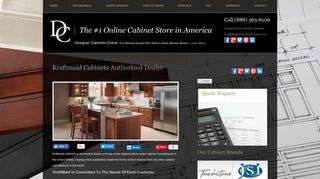 Kraftmaid Cabinets Authorized Dealer - Designer Cabinets Online