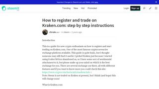 How to register and trade on Kraken.com: step by step instructions ...