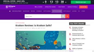 Kraken Review: is Kraken Safe? - BitDegree
