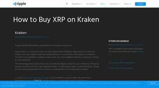 How to Buy XRP on Kraken | Ripple