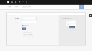 Kreate Education - Login