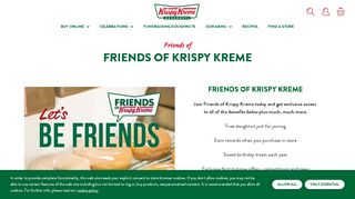Friends of Krispy Kreme - The Loyalty Programme | Krispy Kreme