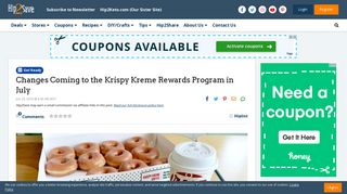 Changes Coming to the Krispy Kreme Rewards Program in July ...