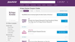 Krispy Kreme Printable Coupons & Deals for March 2019 - RetailMeNot