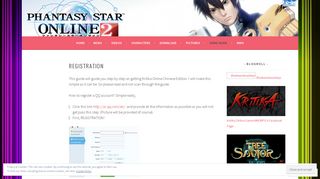 Registration – Kritika Online Game MMORPG