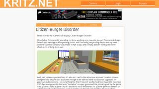 Citizen Burger Disorder - Kritz.net