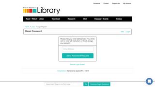 Reset Password - Kitsap Regional Library